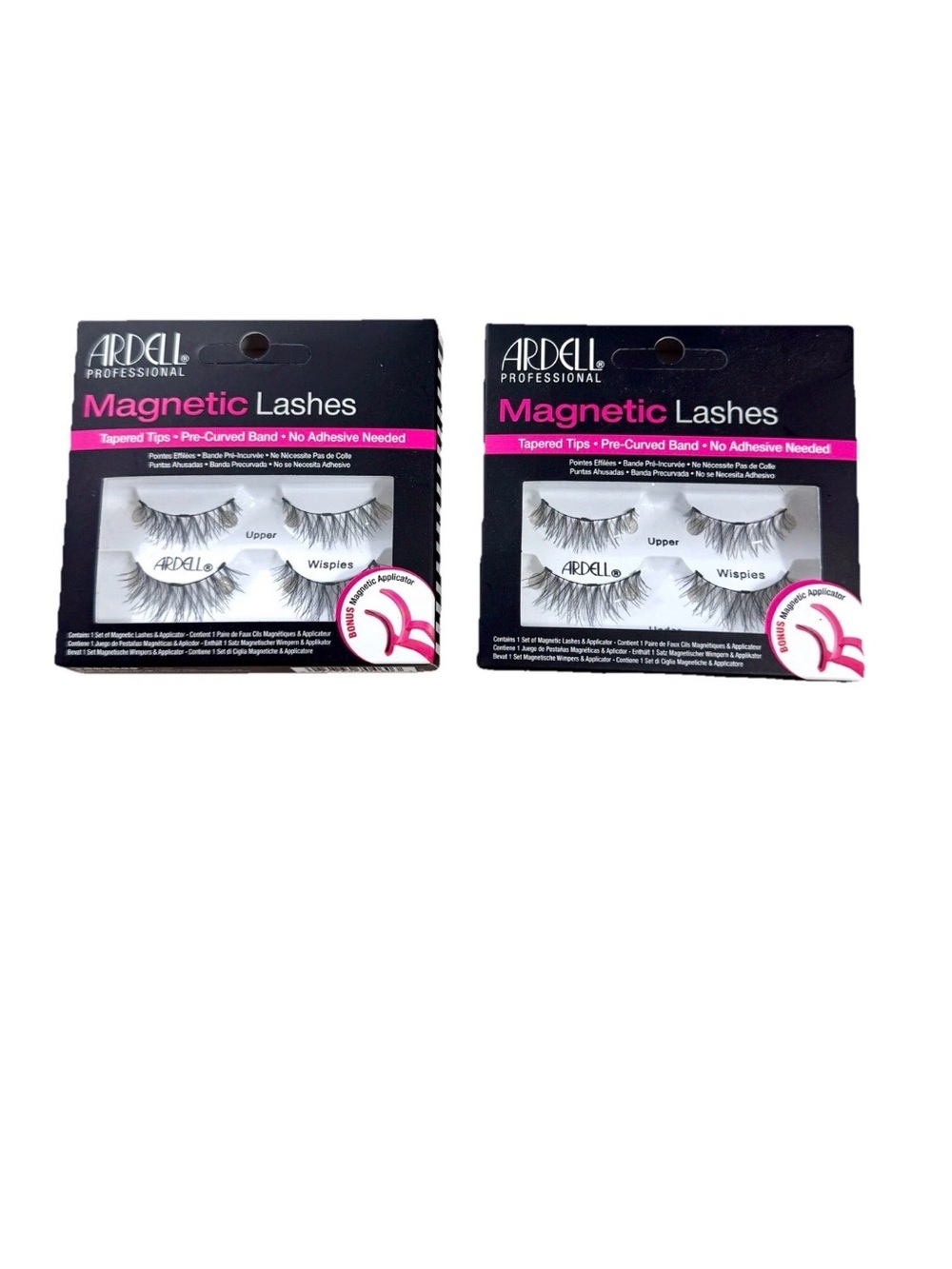 Ardell Magnetic Lashes - Wispies, Pre-Curved Pack Of 2